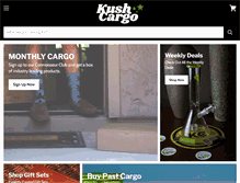 Tablet Screenshot of kushcargo.com